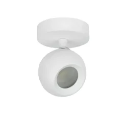 Plafonnier, Clement, blanc, IP54, Ø10cm, H12,1cm - Zangra