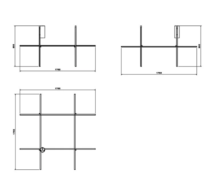 Plafonnier, Coordinates Ceiling 4, champagne, LED, 2700K, 8830lm, Ø176,2cm, H95cm - Flos