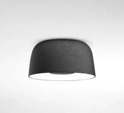 Plafonnier, Djembé C 42.28, LED, dimmable, gris, Ø42cm, H28cm - Marset