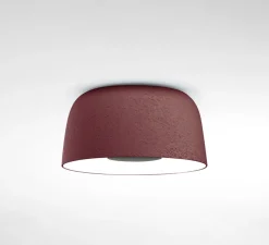 Plafonnier, Djembé C 42.28, LED, dimmable, rouge, Ø42cm, H28cm - Marset