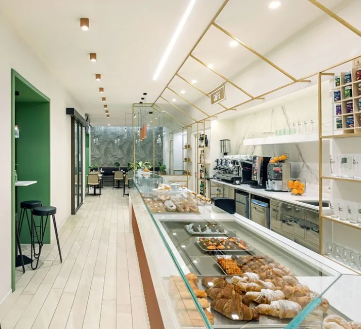 Plafonnier, Docus 1.0, cuivre, LED, dim, 3000K, 700 lm, L9cm, H9cm - Wever&Ducré