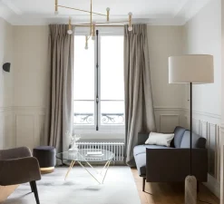 Plafonnier, Dot 01, laiton, Ø96,5cm, H93cm - Lambert&Fils