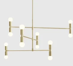 Plafonnier, Dot 01, laiton, Ø96,5cm, H93cm - Lambert&Fils