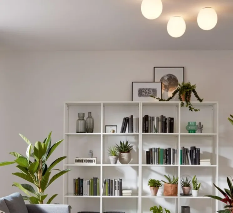 Plafonnier, Dro 2.0, blanc, Ø19,5cm, H20,5cm - Wever&Ducré