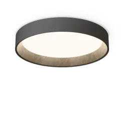 Plafonnier, Duo Petra 4873, noir, LED, dim, 2700K, 3959 lm, Ø78,5cm, H12,5cm - Vibia