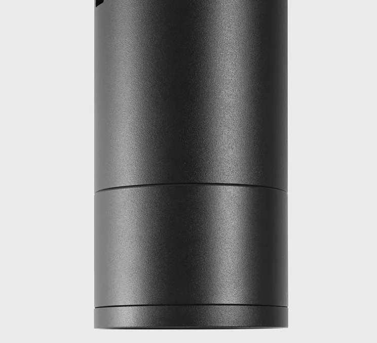 Plafonnier, Elba, variable TRIAC, noir, LED, 2700K, 900lm, Ø5,6cm, H14,8cm - Nemo Lighting