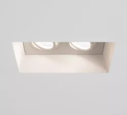Plafonnier encastrable, Blanco Twin Adjustable, blanc, L11,5cm, H19,5cm - Astro