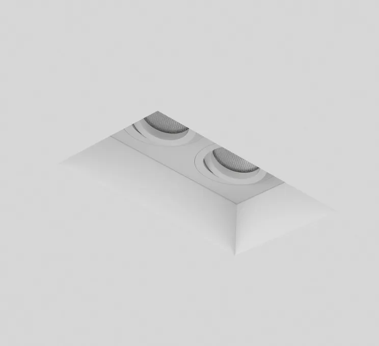 Plafonnier encastrable, Blanco Twin Adjustable, blanc, L11,5cm, H19,5cm - Astro