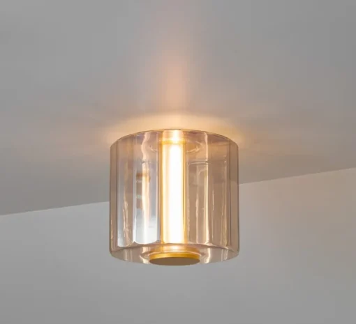 Plafonnier encastrable, Column 300, ambre, LED, 2700K, 711 lm, Ø27,5cm, H29,5cm - A-N-D