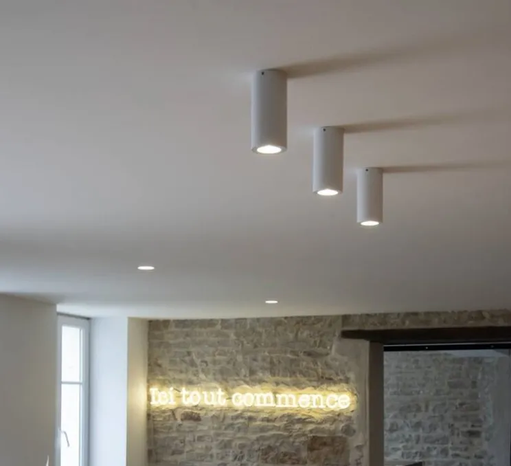 Plafonnier, Enola B, blanc, Ø6,7cm, H14cm- SLV