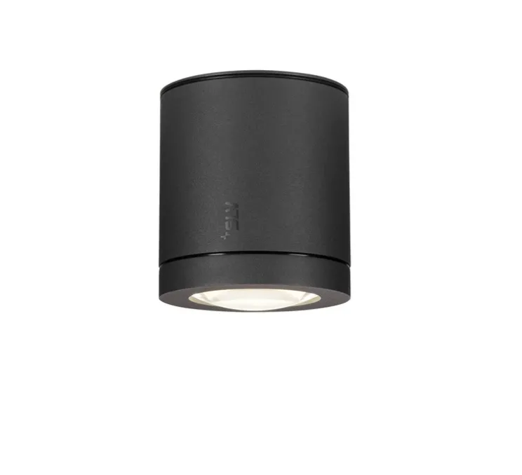 Plafonnier, Enola Oculus, anthracite, IP65, LED, dim, 3000-4000K, 1100 lm, Ø10cm, H12cm - SLV