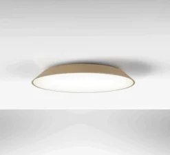 Plafonnier, Febe, gris tourterelle, LED, dim, 3000K, 2260 lm, Ø61cm, H8,6cm - Artemide