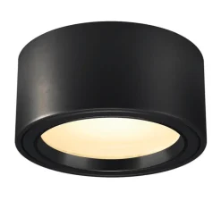 Plafonnier, Fera 25, noir, LED, 3000K, 1800 lm, Ø25cm, H12,5cm - SLV