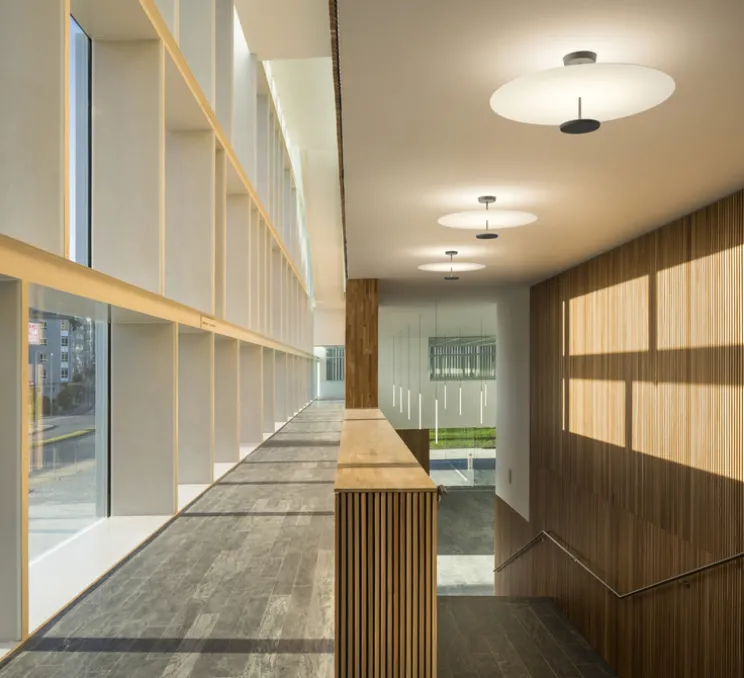 Plafonnier, Flat 5915, blanc, LED, dim, DALI, 2700K, 3480 lm, Ø55cm, H29cm - Vibia