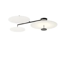 Plafonnier, Flat 5922, blanc, LED, dim, 2700K, 13920lm, L178cm, H36cm - Vibia