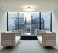 Plafonnier, Flat 5926, blanc, LED, dim, 2700K, 6960 lm, Ø90cm, H36cm - Vibia