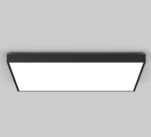 Plafonnier, Flow 600 surface, noir, IP40, LED, dim, 3000K, 6060 lm, L59,1cm, P4,6cm - XAL
