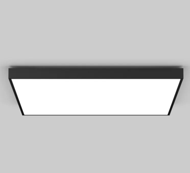 Plafonnier, Flow 600 surface, noir, IP40, LED, dim, 3000K, 6060 lm, L59,1cm, P4,6cm - XAL