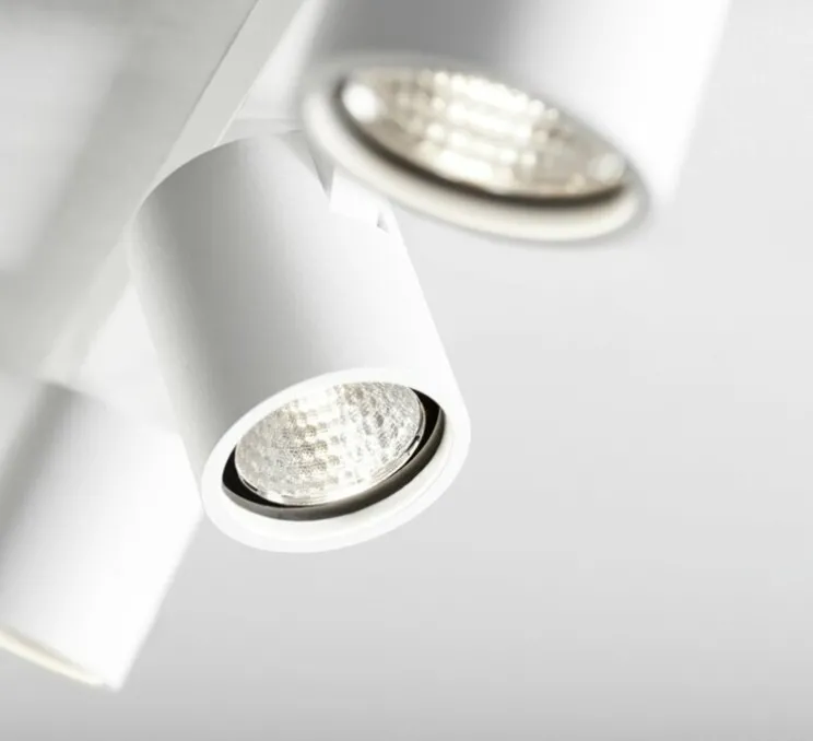 Plafonnier, Focus Mini 3, blanc, LED, 753lm, 2700k, L70cm, H8cm - Light Point