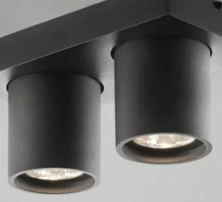 Plafonnier, Focus Mini 2, noir, LED, 3000K, 584 lm, L16cm, H8cm - Light Point