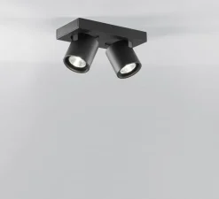 Plafonnier, Focus Mini 2, noir, LED, 3000K, 584 lm, L16cm, H8cm - Light Point