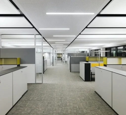Plafonnier, Frame 100 hight lumen, blanc, LED, 3000K, 3750lm, L149,6cm, H8,2cm - Xal
