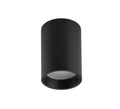 Plafonnier, Galileo S, noir mat, IP44, Ø6cm, H8,5cm - MDC