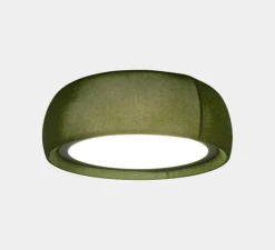 Plafonnier, Gong, vert, LED, dim, 2700K, 1464 lm, Ø61,2cm, H24,8cm - LEDS C4