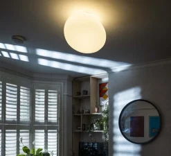 Plafonnier, Gregg Grande, blanc, L47cm, H39cm - Foscarini