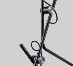 Plafonnier, Hartau Triple, noir, Ø76cm, H63cm, 2700K, 350lm - Darmes