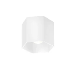 Plafonnier, Hexo 1.0 LED, blanc, variable coupure de phase, LED, 3000K, 700lm, Ø12,7cm, H10cm - Wever&Ducré