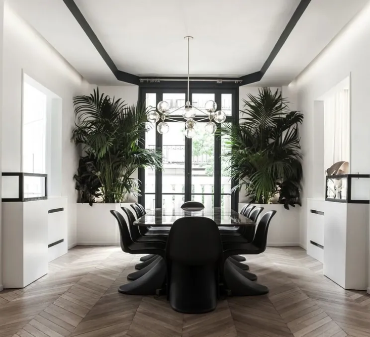 Plafonnier, Hexo 1.0 LED, noir, variable coupure de phase, LED, 3000K, 700lm, Ø12,7cm, H10cm - Wever&Ducré