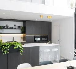 Plafonnier, Hexo 2.0 LED, or, LED, dim, 2700K, 1340 lm, L22cm, H10cm - Wever&Ducré