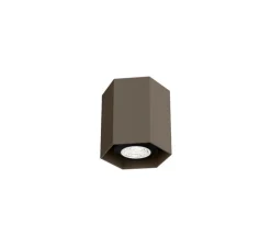 Plafonnier, Hexo Mini 1.0, bronze, Ø8,1cm, H8,2cm - Wever&Ducré