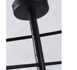 Plafonnier, Izmir 3, noir, Ø124cm, H39cm - GOOD&MOJO