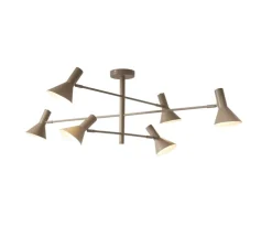 Plafonnier, Izmir 3, sable, Ø124cm, H39cm - GOOD&MOJO
