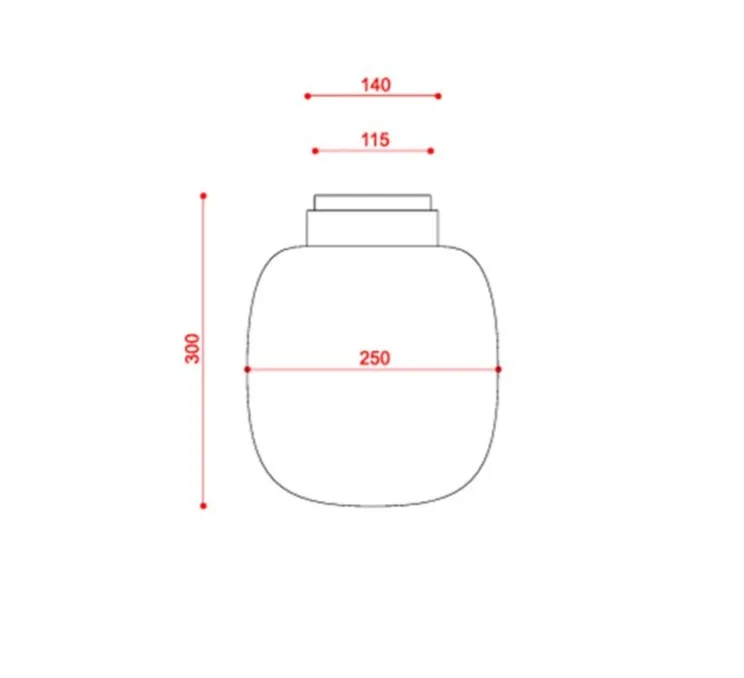 Plafonnier, Legier, 557.72, noir texturé, laiton brossé, verre opalin, IP40, LED, dim, 2700K, 800 lm, Ø25cm, H30cm - Tooy