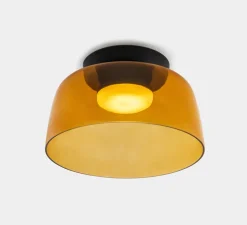 Plafonnier, Levels, 1 Body, ambré, LED, dim, 2700-3000-4000K, 1850 lm, Ø32cm, H20cm - LEDS C4