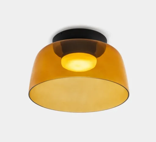 Plafonnier, Levels, 1 Body, ambré, LED, dim, 2700-3000-4000K, 1850 lm, Ø32cm, H20cm - LEDS C4