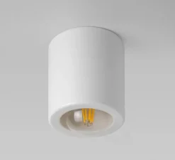 Plafonnier, light.013, blanc, Ø9,5cm, H11cm - Zangra