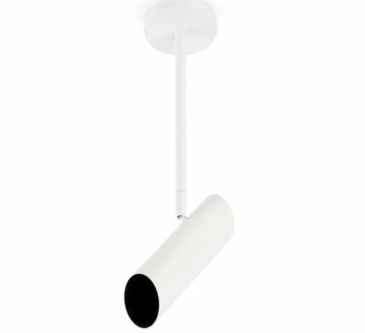 Plafonnier, LINK, blanc, L9cm, H46cm - Faro