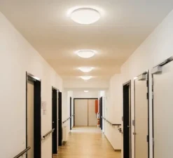 Plafonnier, LIPSY DOME 40, blanc, IP44, LED, 3000K/4000K, 2200 lm, Ø35cm, H11cm - Slv