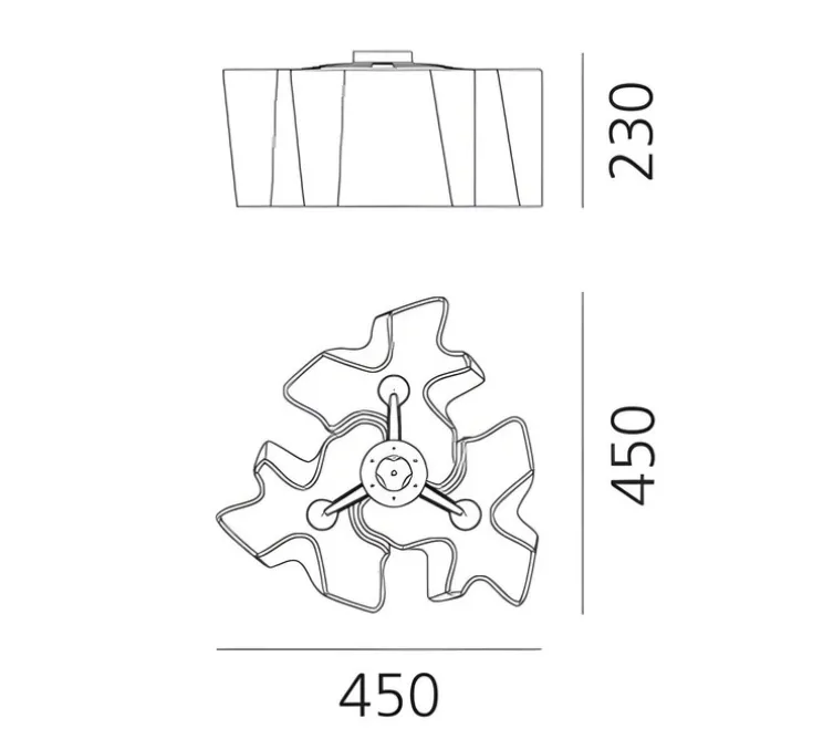 Plafonnier, Logico Mini, blanc, Ø45cm, H23cm - Artemide