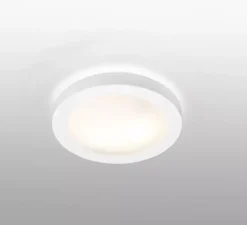 Plafonnier, Logos 2, blanc, IP44, Ø35cm, H10cm - Faro