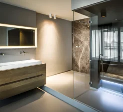 Plafonnier, Lotis tubed surface, blanc et or, Ø8,5cm, H13cm - Modular