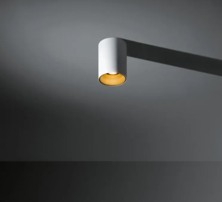 Plafonnier, Lotis tubed surface, blanc, Ø8,5cm, H13cm - Modular