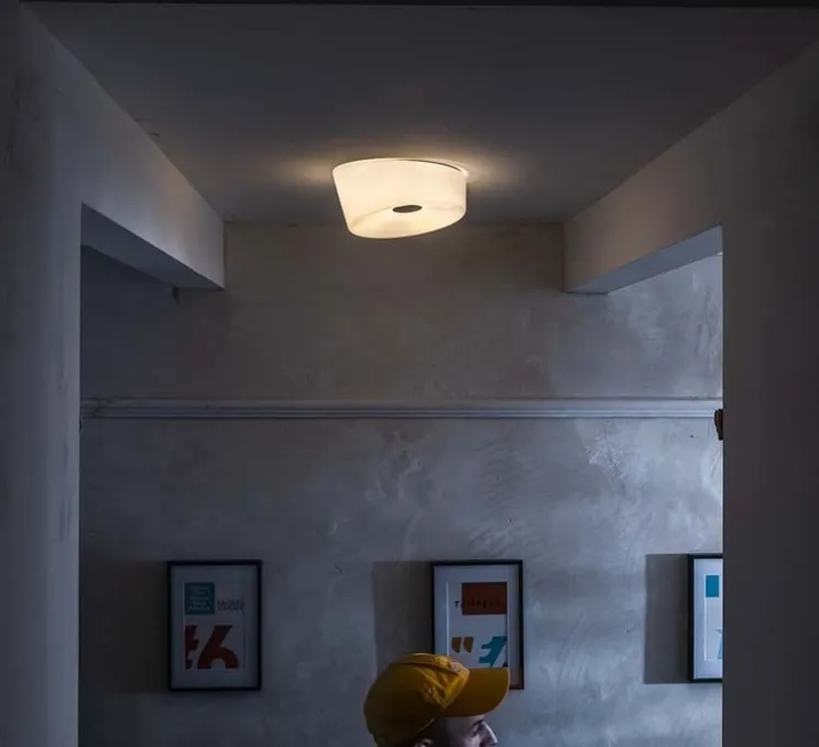 Plafonnier, Lumiere XXS, blanc, Ø25cm, H10cm - Foscarini