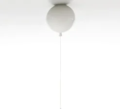 Plafonnier, Memory, ballon, Blanc, brillant, Ø25cm - Brokis