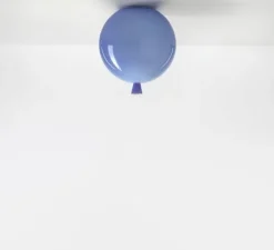 Plafonnier, Memory, bleu, Ø25cm - Brokis