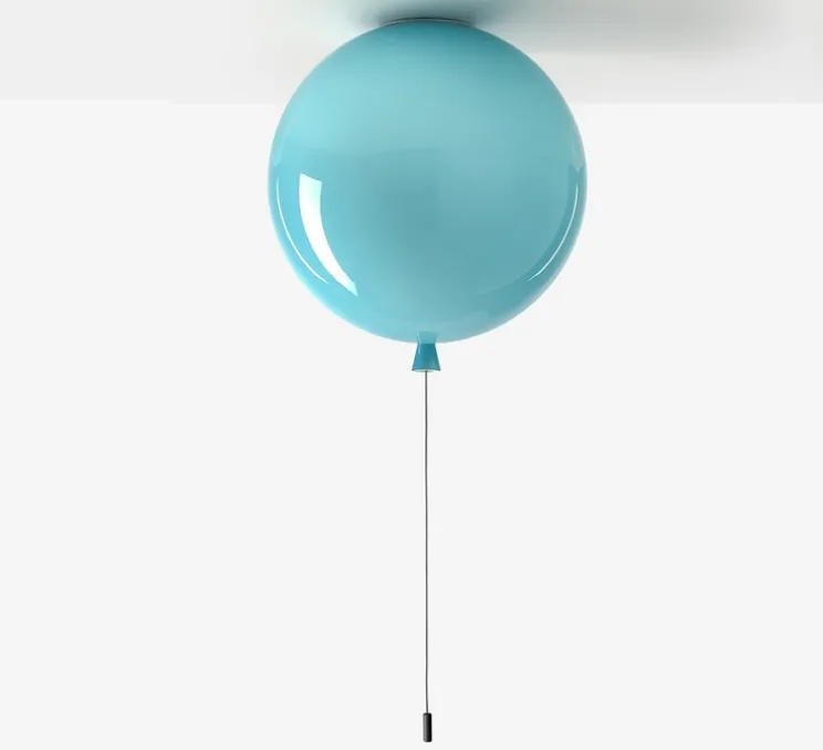 Plafonnier, Memory, bleu Turquoise, Brillant, Ø25cm - Brokis